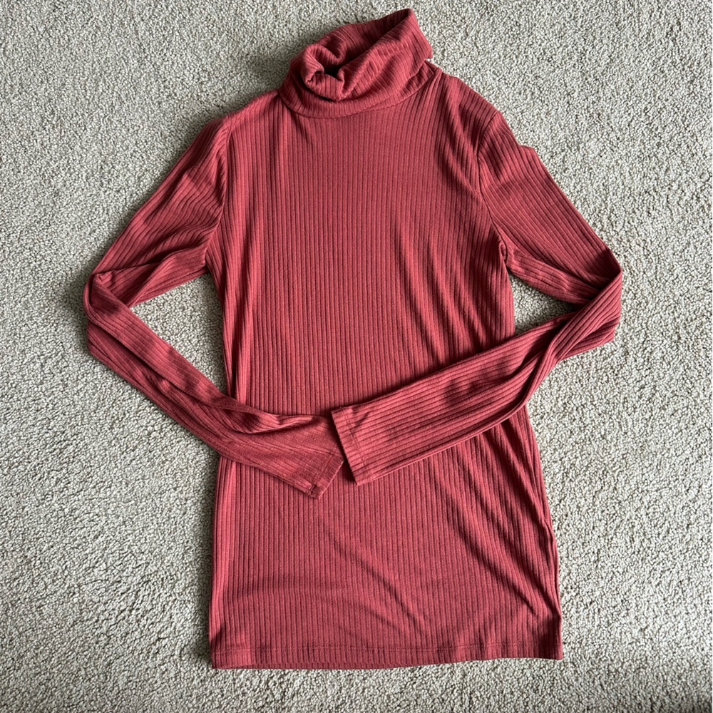 Madewell Ribbed Turtleneck long sleeve